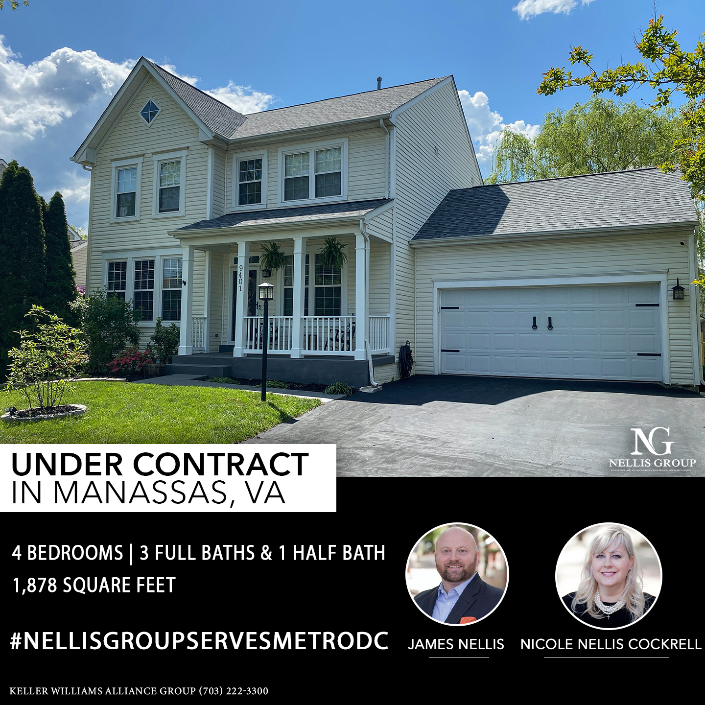 BEAUTIFUL FOUR BEDROOM HOME UNDER CONTRACT THANKS TO JAMES NELLIS AND