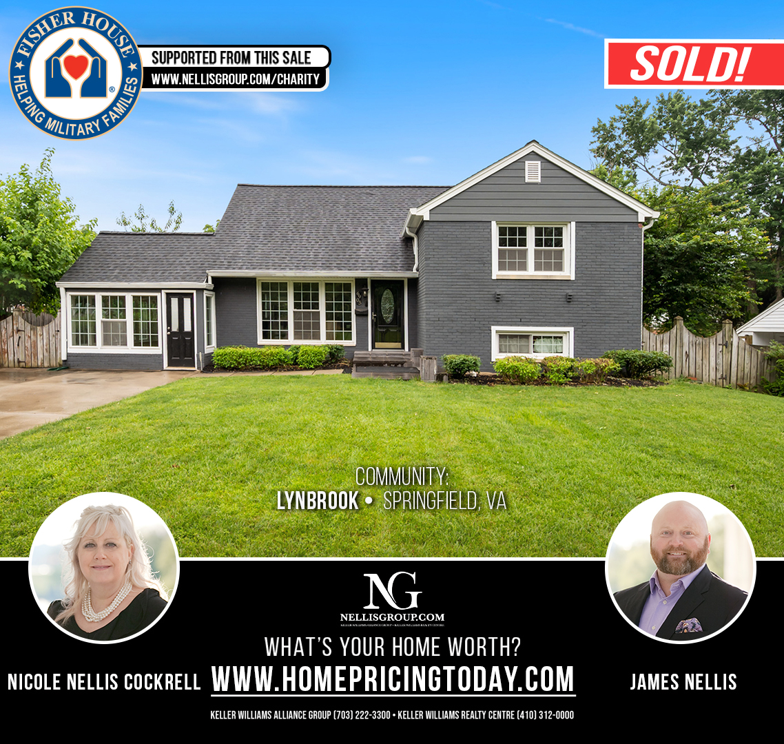 CHARMING HOME SOLD AND A VALUABLE CHARITY SUPPORTED! James Nellis and